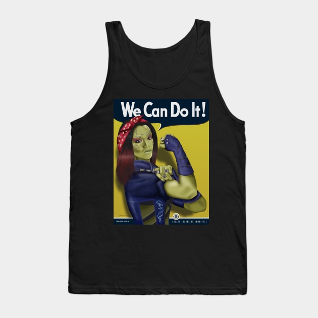 Gamora - We Can Do It! Tank Top by lexxclark